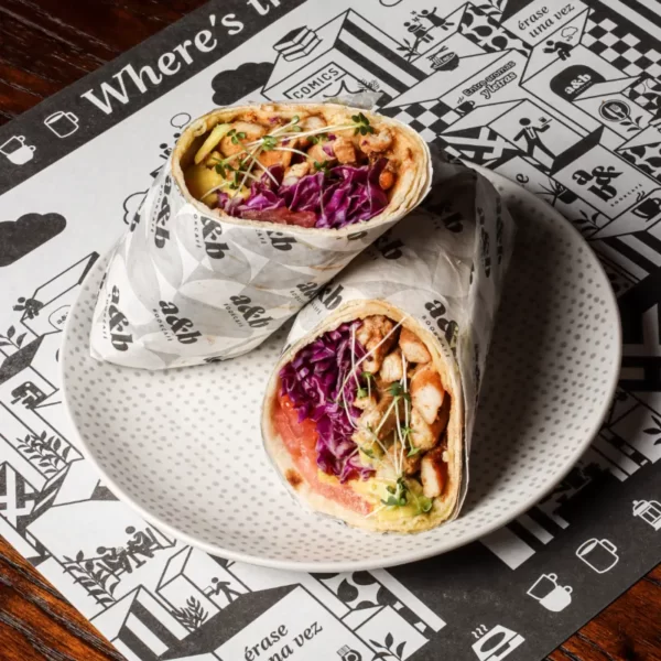 aybbookcafe wrap de pollo